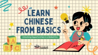 Learn Chinese From Basics