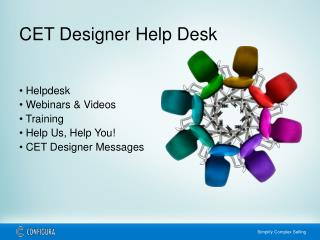 CET Designer Help Desk