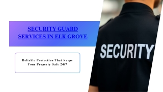 Reliable Protection That Keeps Your Property Safe 24/7