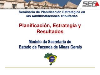 Modelo da Secretaria de Estado de Fazenda de Minas Gerais
