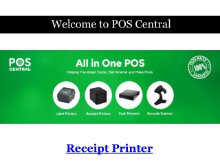 Modern Receipt Printers for Fast POS Billing