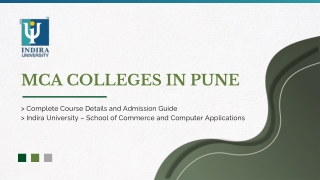 Best MCA Institute in Pune with IT Placements