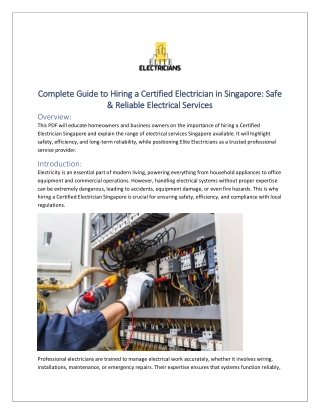 Complete Guide to Hiring a Certified Electrician in Singapore_compressed