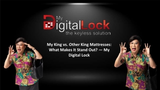 My King vs. Other King Mattresses What Makes It Stand Out — My Digital Lock