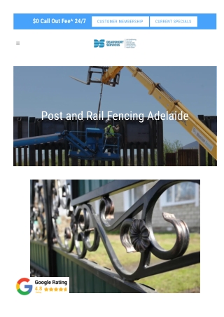 Post and Rail Fencing Adelaide