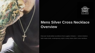 Mens Silver Cross Necklace Overview