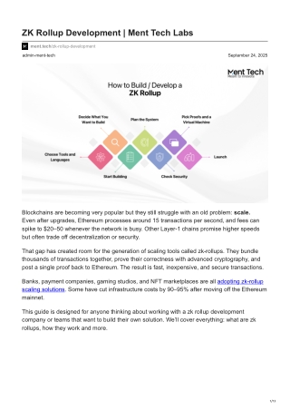ment.tech-ZK Rollup Development Ment Tech Labs