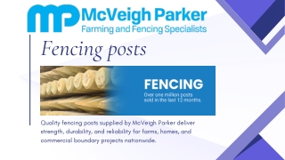 Fencing posts