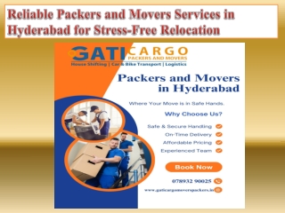 Reliable Packers and Movers Services in Hyderabad for Stress-Free Relocation