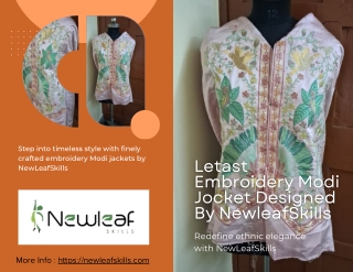 Letast Embroidery Modi Jocket Designed By NewleafSkills (1)