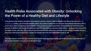 Health-Risks-Associated-with-Obesity-Unlocking-the-Power-of-a-Healthy-Diet-and-Lifestyle
