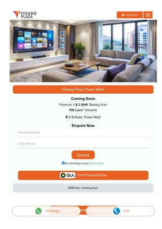 Vihang Plaza Thane West – Premium 1 & 2 BHK Homes on GB Road