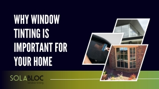 Why Window Tinting is Important for Your Home