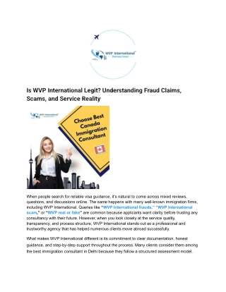 Is WVP International Legit_ Understanding Fraud Claims, Scams, and Service Reality