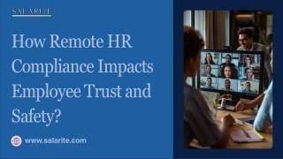 How Remote HR Compliance Impacts Employee Trust and Safety