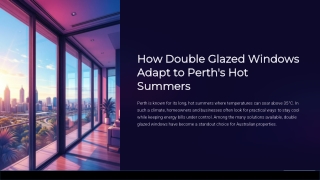 How-Double-Glazed-Windows-Adapt-to-Perths-Hot-Summers