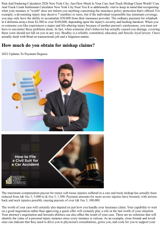 What Is Your Situation Worth? Personal Injury Settlement Calculator