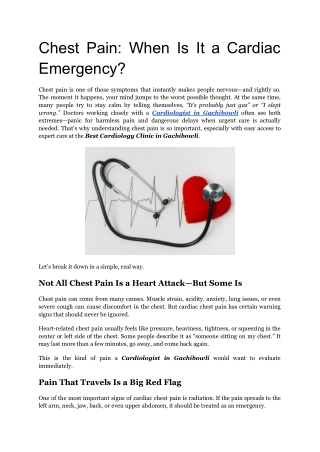 Chest Pain_ When Is It a Cardiac Emergency