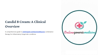 Get Candid B Cream for Daily Skin Care – Online Generic Medicine