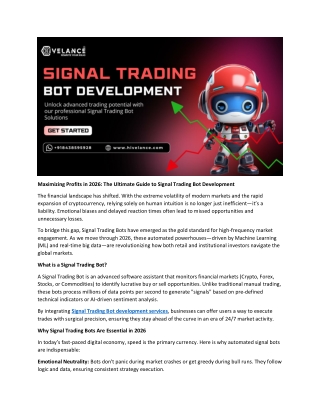 Signal Trading Bot Development - The Engineering Behind High-Precision Trading