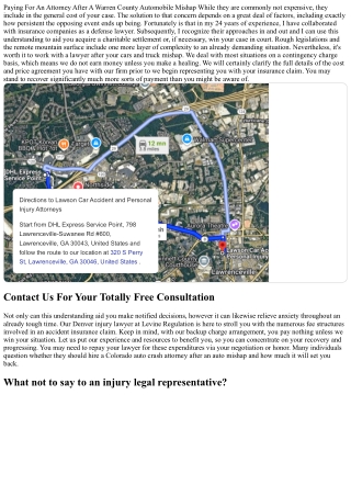 Affording A Car Mishap Attorney For Your Cars And Truck Crash Instance