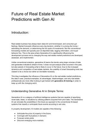 Future of Real Estate Market Predictions with Gen AI (web 2.0- 19_01)