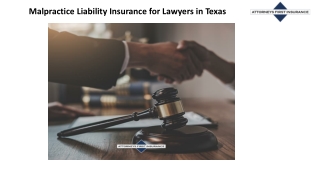 Malpractice Liability Insurance for Lawyers in Texas
