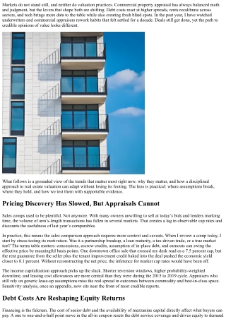 Trends Transforming Commercial Property Appraisal This Year