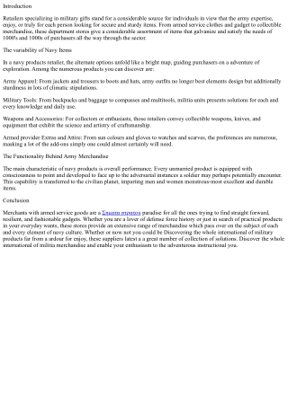 "The Tactical Touch: Elevating Everyday Outfits"