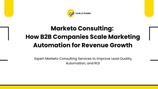 Marketo Consulting : How B2B Companies Scale Marketing Automation For Revenue