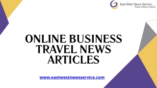 Get Trusted Source for Latest Travel News Articles Online