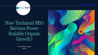 How Technical SEO Services Power Scalable Organic Growth