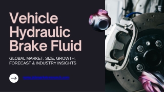 Vehicle Hydraulic Brake Fluid Market Size, Growth, Forecast & Industry Insights