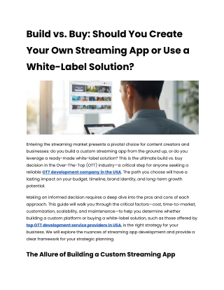 Build vs. Buy_ Should You Create Your Own Streaming App or Use a White-Label Solution_ document