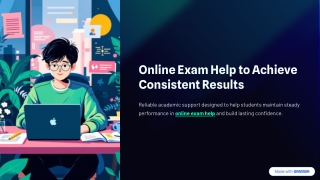 Online Exam Help to Achieve Consistent Results