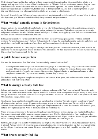 Invisalign vs. Braces: Calgary Orthodontist Breaks Down the Pros and Cons