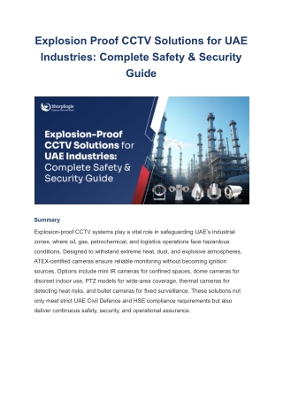 Explosion Proof CCTV Solutions for UAE Industries_ Complete Safety & Security Guide (1)