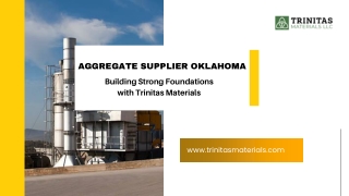 Aggregate Supplier Oklahoma Built on Integrity and Quality