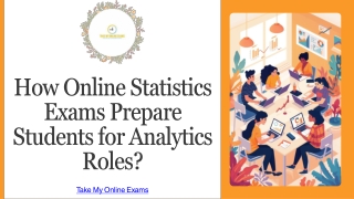 How Online Statistics Exams Prepare Students for Analytics Roles