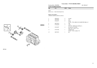 SAME fortis 160.4 Tractor Parts Catalogue Manual Instant Download (SN wsxv400200ls50010 and up)