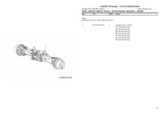 SAME fortis 190 infinity Tractor Parts Catalogue Manual Instant Download (SN wsxau80200ls50010 and up)