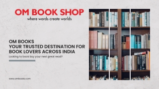 OM Books – Your Trusted Destination for Book Lovers Across India