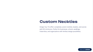 Classic & Personalized Neckties | Design Your Tie – Premium Custom Neckties