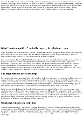 Best Phone Repair St Charles Phone Factory: Why We’re #1