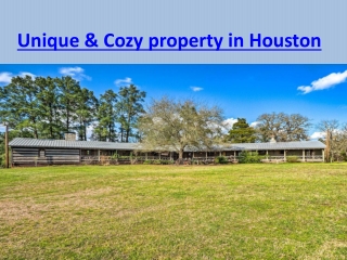 Unique & Cozy property in Houston