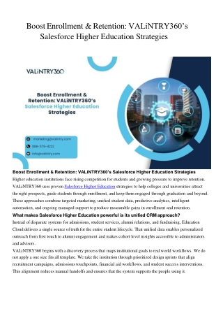 Salesforce Higher Education