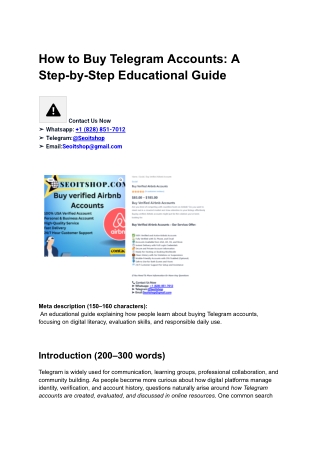 How to Buy Telegram Accounts_ A Step-by-Step Guide