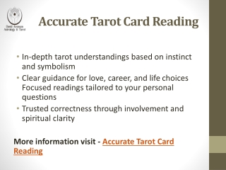 Accurate Tarot Card Reading for Love, Career, and Future Predictions