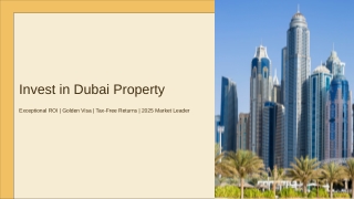 Invest in Dubai Property for High Returns | Astra Terra UAE