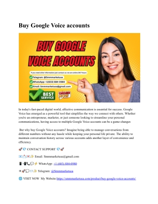 7 Best sites to Buying Google Voice Accounts in 2026 ...